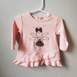 NWOT - Pink fairy ballerina shirt